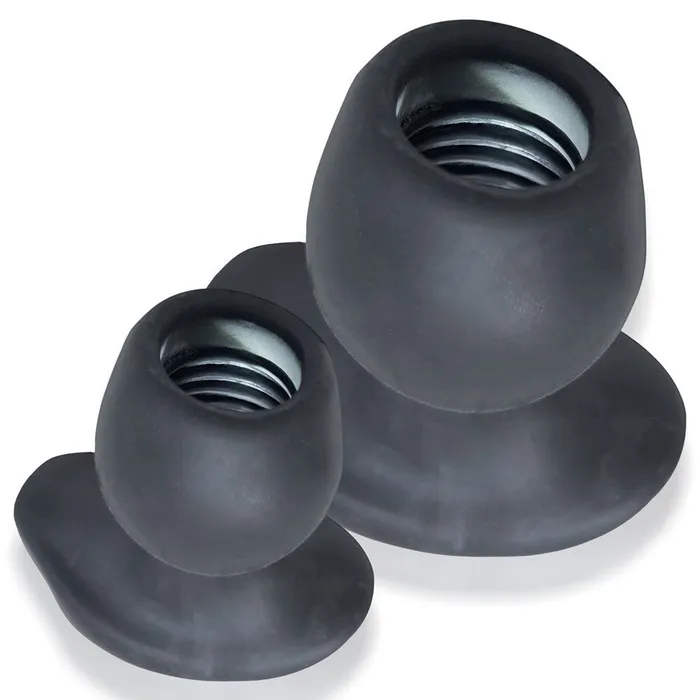 2024 Holiday Sale Vibrators | MORPH-HOLE: Ultimate Stretch & Gape Toy in Velvety Black Ice