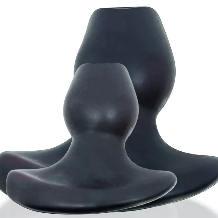 2024 Holiday Sale Vibrators | MORPH-HOLE: Ultimate Stretch & Gape Toy in Velvety Black Ice