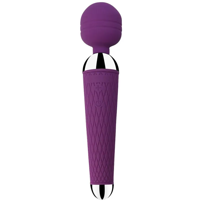BeBuZZed Vibrators | BeBuZZed Wafer Wand USB Rechargeable Vibrator Dark Purple