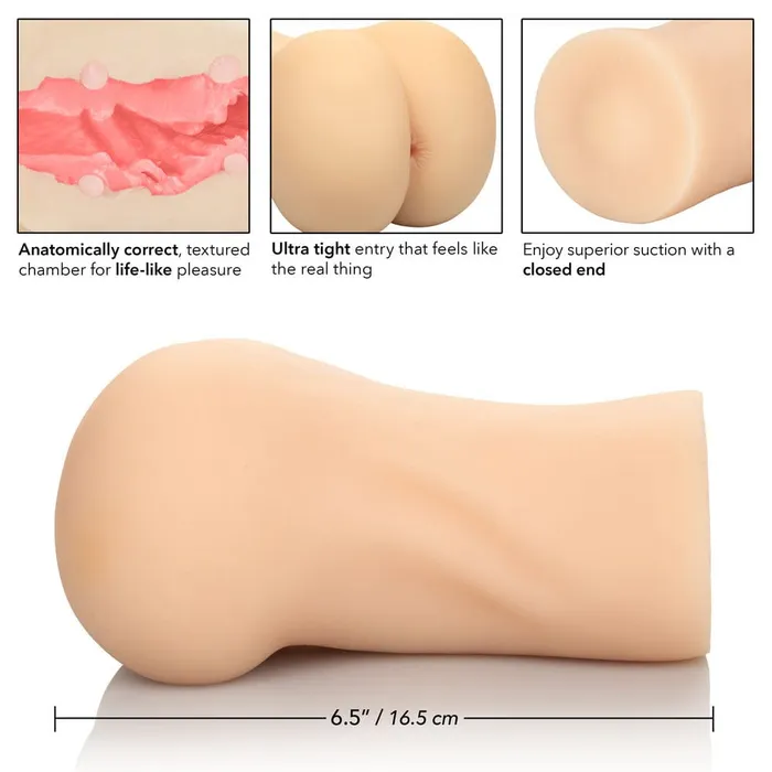 CalExotics Male Sex Toys | Stroke It Ass - Ivory: Realistic, Ultra-Tight, Life-Like Pleasure Sleeve