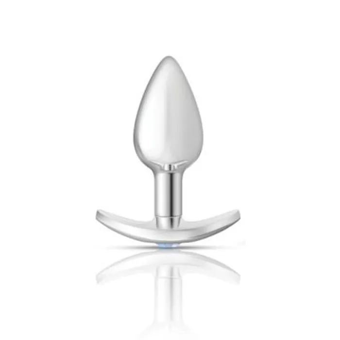 Cheeky Charms Silver Anchor Butt Plug w Clear and Teal Jewel Kit Cheeky Charms Anal