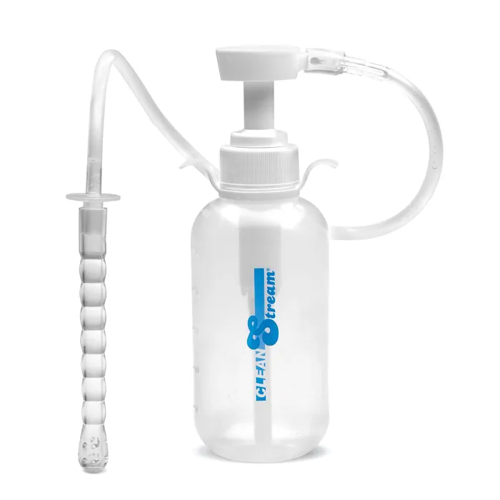 Cleanstream Male Sex Toys | Pump Action Enema Bottle with Nozzle