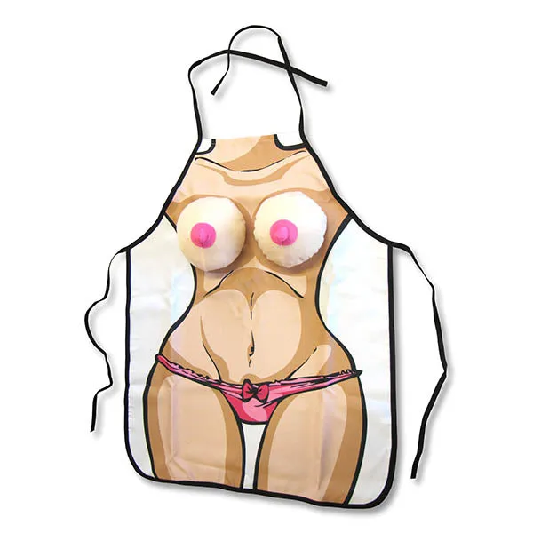 Male Sex Toys Ozze Creations INC Boobie Apron Novelty Apron With 3D Boobs