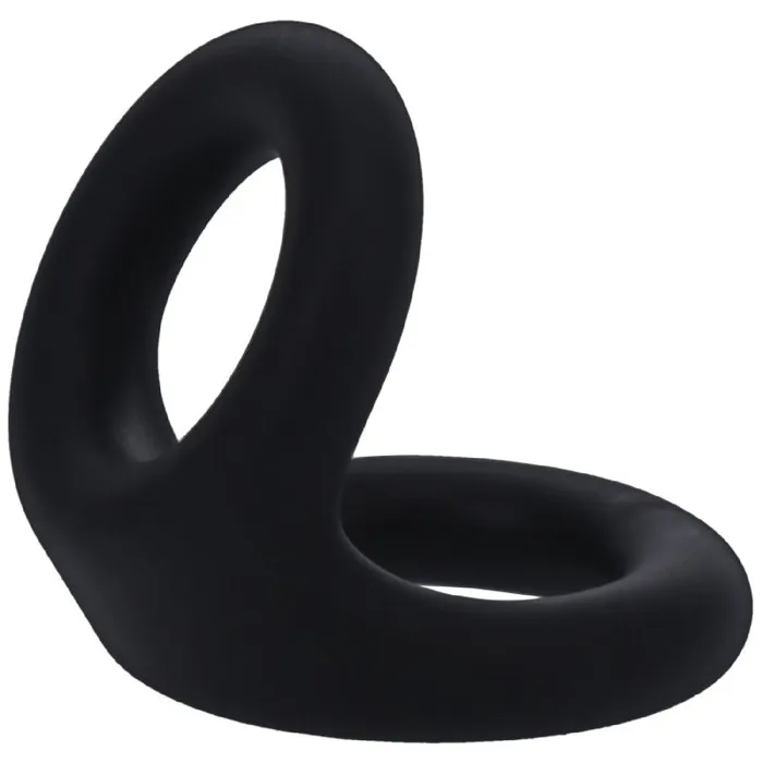 Male Sex Toys | Tantus Uplift Silicone Cock Ring Onyx Black