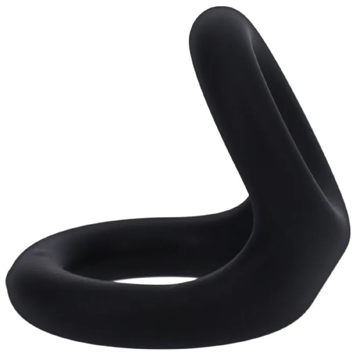 Male Sex Toys | Tantus Uplift Silicone Cock Ring Onyx Black