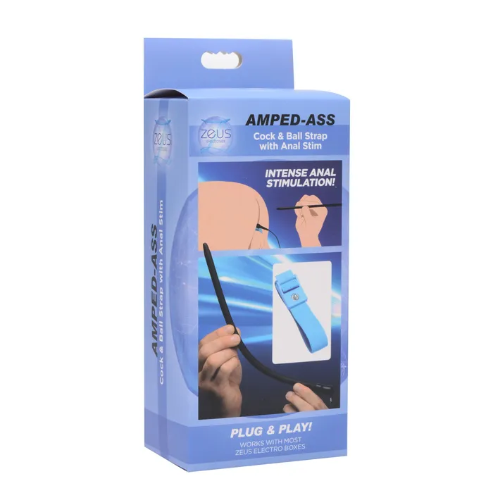 Male Sex Toys | Zeus Electrosex Amped Ass Cock and Ball Strap with Anal eStim