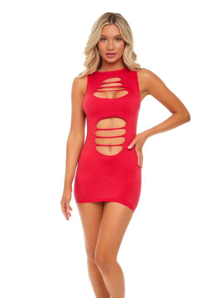 Pink Lipstick Cant Commit Dress One Size Red Vibrators