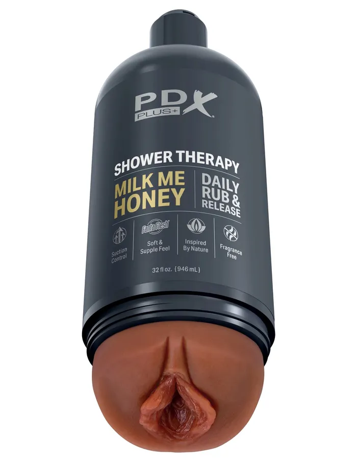 Pipedream Vibrators Shower Therapy Milk Me Honey Brown