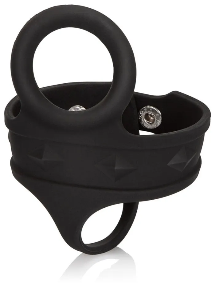 Silicone Tri-Snap Ball Spreader | CalExotics Male Sex Toys
