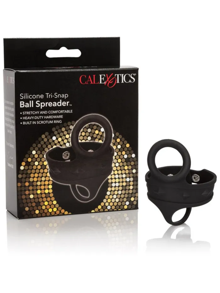 Silicone Tri-Snap Ball Spreader | CalExotics Male Sex Toys