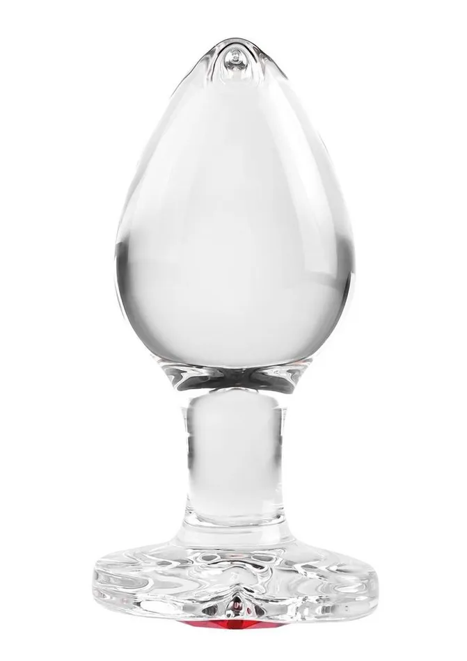 Anal | Adam and Eve Red Heart Gem Glass Anal Plug - Adam and Eve Anal | Adam and Eve Red Heart Gem Glass Anal Plug - Adam and Eve