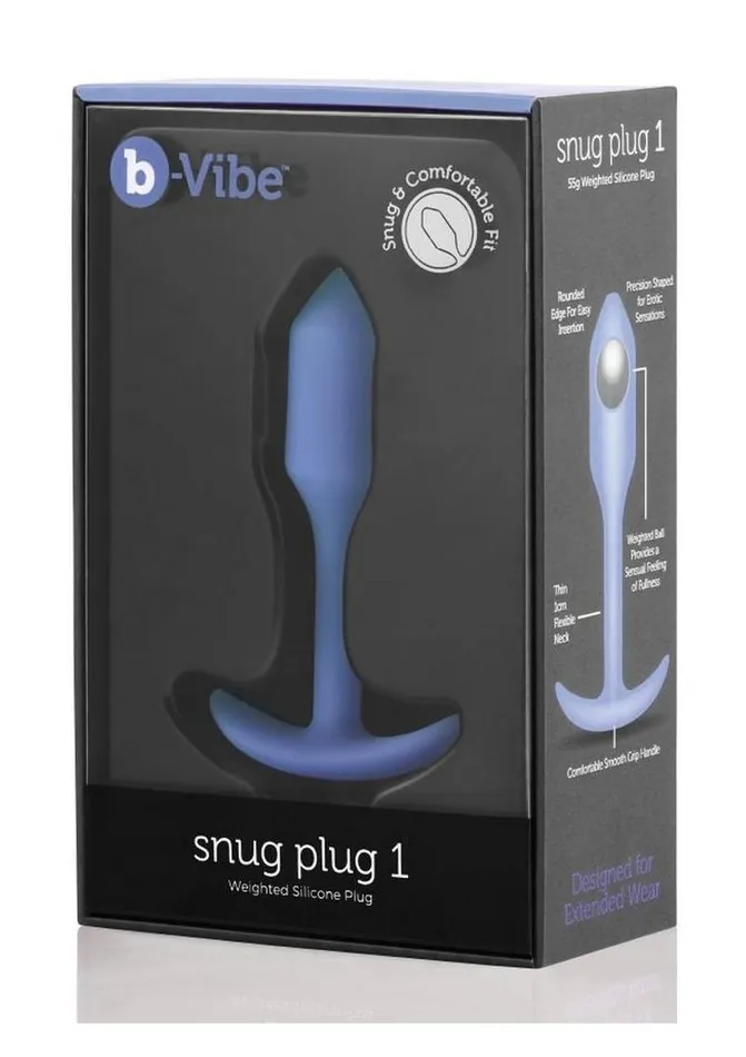 Anal bVibe BVibe Snug Plug 1 Silicone Weighted Butt Plug