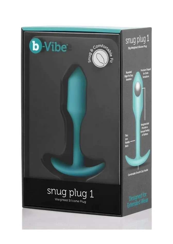 Anal | b-Vibe B-Vibe Snug Plug 1 Silicone Weighted Butt Plug