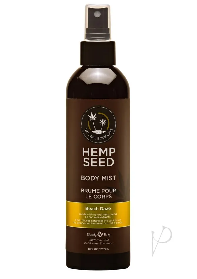 Earthly Body Female Sex Toys | Hemp Seed Body Mist Beach Daze 8Oz