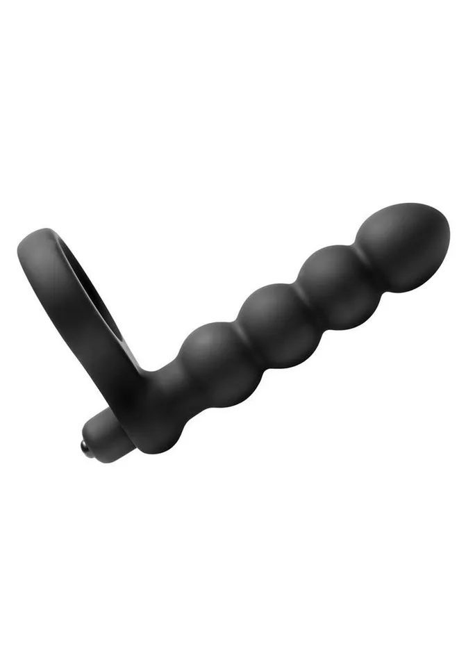 Male Sex Toys | Frisky Double Fun Cock Ring with Double Penetration Vibrator - Frisky