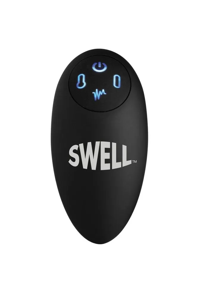 Swell Inflatable Rechargeable Silicone Vibrating Anal Plug | SWELL Male Sex Toys