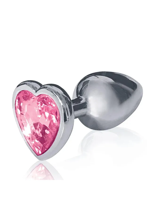 THE 9`S Anal | The 9's - The Silver Starter Bejeweled Heart Stainless Steel Plug