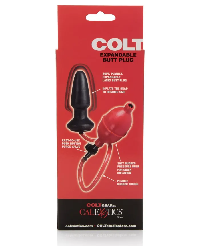 Anal | COLT COLT Expandable Butt Plug - Black