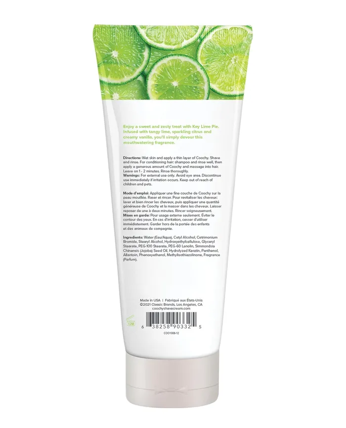 COOCHY Shave Cream - 12.5 oz Key Lime Pie | Coochy Female Sex Toys